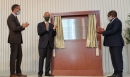 Mozambique’s President Filipe Nyusi and Portugal’s President Marcelo Rebelo de Sousa unveil the inaugural plaque of the Aga Khan