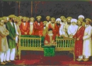 Imam Sultan Muhammad Shah ascends on the throne of Imamate